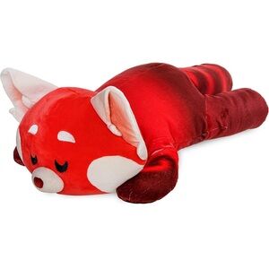 Disney Store Large Cuddleez by Mei Lee as Red Panda, Red, Plush Cushion with